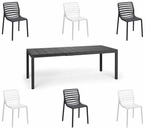 Dining set rio alu 140 doga