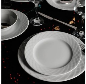 Set da tavola 24 pezzi bianco/porcellana