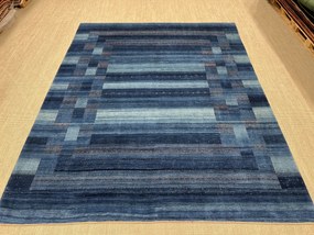 Loribaft Tappeto 360 x 290 Blu (Iran) Annodato A Mano
