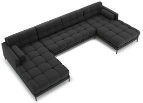 Divano angolare a U grigio scuro Bali - Cosmopolitan Design