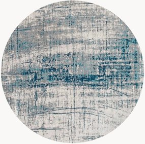 Tappeto rotondo jacquard lavabile da interno-esterno Griff