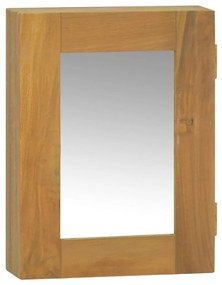 Mobile a specchio 30x10x40 cm in legno massello di teak
