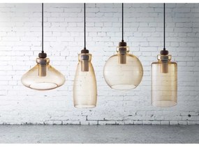 Lampadario a sospensione con filo VETRO 1xE27/60W/230V