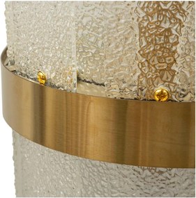 Lampada da parete dorata in vetro Gris – Mauro Ferretti