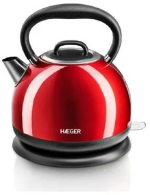 Bollitore Elettrico con Teiera Haeger Red Cherry 2200 W (1,7 L) 1,7 L