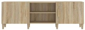 Mobile porta tv rovere sonoma 150x30x50 cm legno multistrato