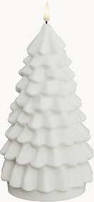 Candela a LED fatta a mano albero di Natale, effetto fiamma reale, alt. 18 cm
