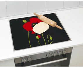 Copertura da parete per fornello in vetro temperato 50x56 cm Poppy - Maximex