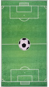 Tappeto da gioco per bambini verde lavabile 160x230 cm Soccer Time – Vitaus