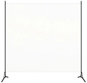 Paravento Bianco 175x180 Cm İn Tessuto /