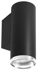 Faretto da muro per bagno TURYN 1xGU10/10W/230V IP44 nero