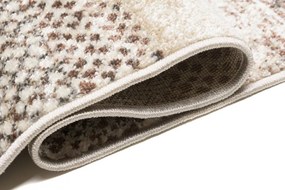Tappeto moderno con strisce nei toni del marrone Larghezza: 140 cm | Lunghezza: 200 cm