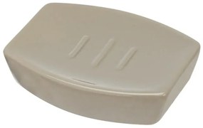 Portasapone bagno tortora dappoggio in ceramica
