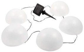 Lampada solare LED RGB HEMI LED/0,1W/1,2V 600 mAh IP44 bianco