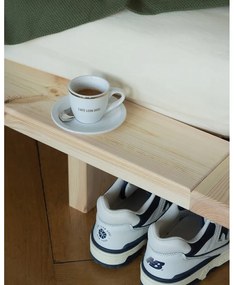 Letto matrimoniale in legno di pino con griglia 180x200 cm Japan - Karup Design