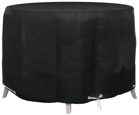 Copertura Mobili Da Giardino Con 6 Occhielli Ø125x75 Cm Rotonda /
