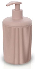 Dispenser sapone da appoggio rosa in plastica Ring
