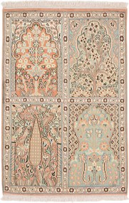 Cashmere Silk Tappeto orientale 100x60 (Indian) Annodato A Mano