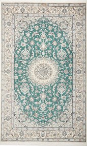 Nain Tappeto 250 x 160 Verde (Iran) Annodato A Mano