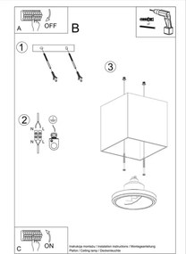 Luce Spot BLAKE 1xGU10/40W/230V
