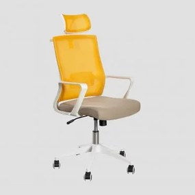 Sedia da Ufficio con Ruote e Braccioli Teill Colors Arancione - Sklum