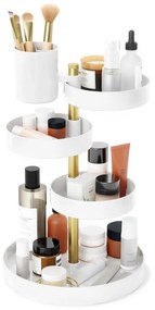 Organizer da bagno in plastica bianca per cosmetici Pirouette - Umbra