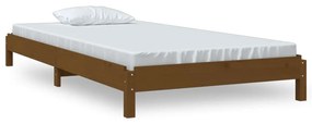 Letto impilabile miele 90x190 cm in legno massello di pino