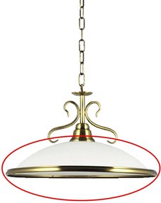 Prezent 75351 - Vetro di ricambio per lampadario VIOLA E27