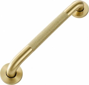Maniglione da bagno dritto Brush Gold