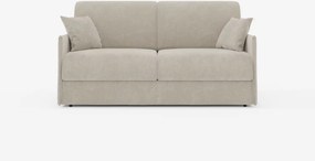 Evans divano letto matrimoniale sfoderabile - design compatto e vano porta guanciali in tessuto smacchiabile T23