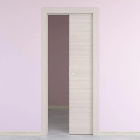 Porta interna scorrevole Oxford in legno rivestito melamina colore palissandro, L 70 x H 210 cm, apertura reversibile