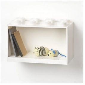 Mensola da parete bianca per bambini Brick 8 - LEGO®