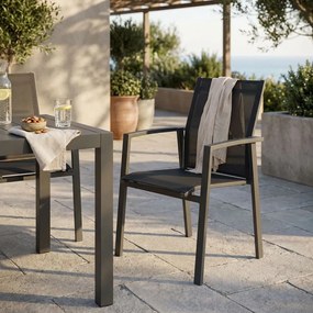 LOTUS - poltrona da giardino in alluminio