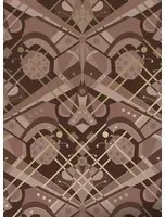 KEK Amsterdam Tapete Art Deco Animaux Butterfly Gold - Taupe