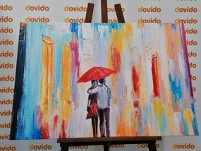 Stampa su tela – Passeggiata sotto la pioggia