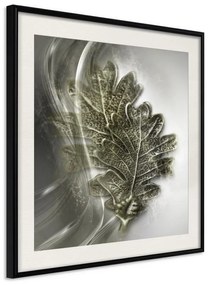 Poster  Leaves of the Tree of Wisdom  Cornice Quadri Cornice nera con pass-partout, Larghezza x Altezza Home decor 20x20