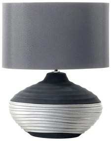 Lampada da tavolo in colore grigio LIMA Beliani