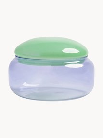 Contenitore in vetro borosilicato fatto a mano Puffy