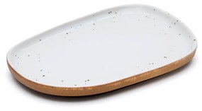 Kave Home - Piatto da portata medio piccolo Publia in ceramica bianco