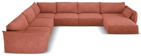 Divano angolare rosso (angolo sinistro) Vanda - Mazzini Sofas