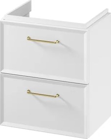 Cersanit S1021-005 - Mobile sottolavabo sospeso MILLE SLIM 50x35 cm bianco