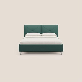 Adone letto imbottito contenitore a doppia pannellatura in bouclet impermeabile T07