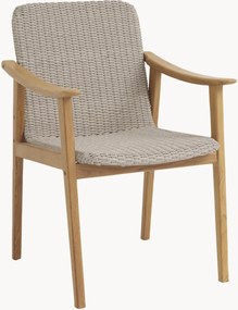 Sedia da giardino in legno di teak con braccioli Honolulu