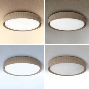 Brilagi - Plafoniera LED dimmerabile LUCIA LED/48W/230V Ø 41 cm marrone + telecomando