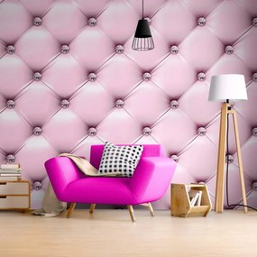 Carta da parati – Eleganza pelle in rosa bonbon