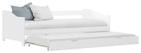 Divano Letto A Scomparsa Senza Materasso Legno Pino 90x200 Cm /