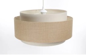 Lampadario a sospensione con filo DOBLO 1xE27/60W/230V beige/color crema
