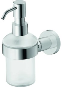 Duravit 99161000 - Dispenser da parete per sapone D-CODE 390 ml vetro opalino/cromo lucido