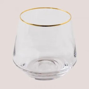 Pack 4 Bicchieri in Vetro 38 cl Arely Trasparente - Sklum