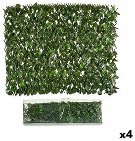 Recinzione da Giardino Fogli 1 x 2 m Verde Plastica (4 Unità)
